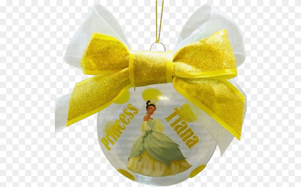 Princess Tiana Ornament Christmas Ornament, Accessories, Wedding, Tie, Person Free Png