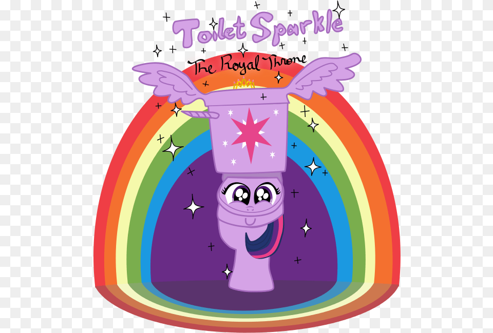 Princess Toilet Sparkle Vector By Tinkertie D80qomn Toilet Sparkle, Purple, Advertisement, Cream, Dessert Png Image