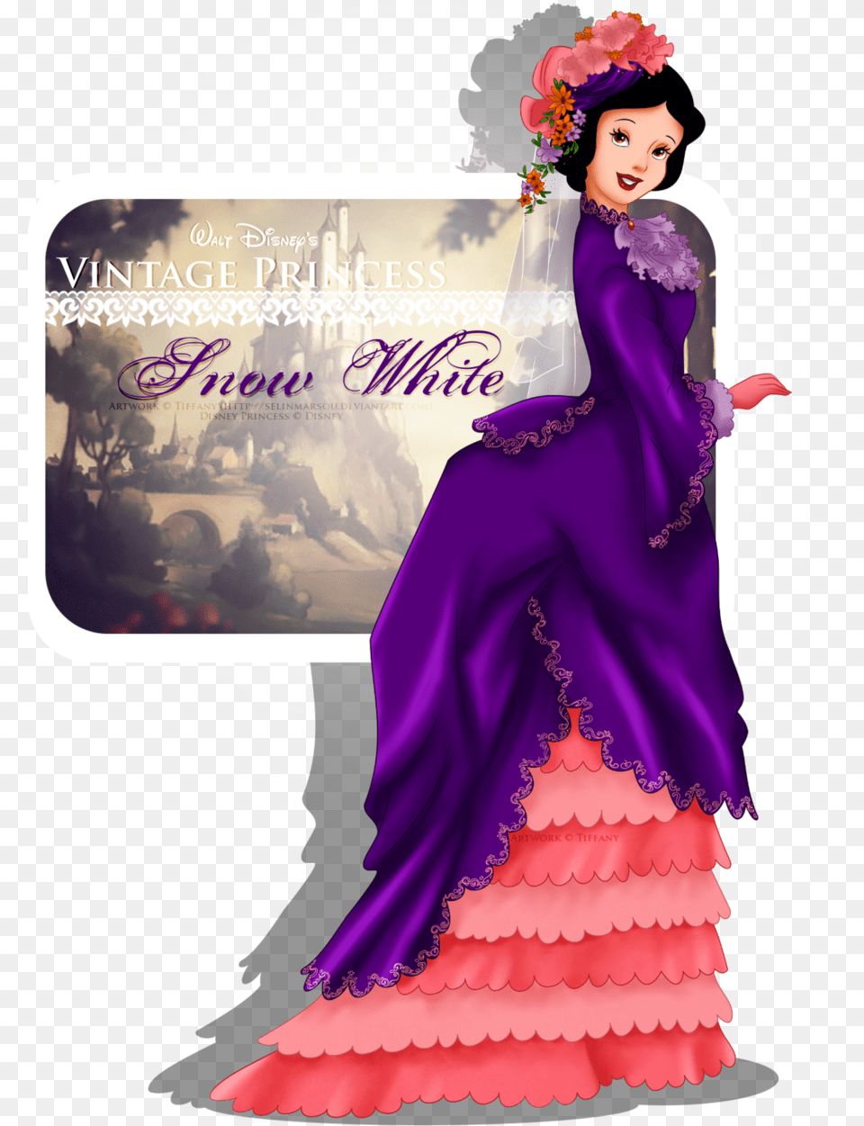 Princess Vintage Clipart Rapunzel Princess Aurora Vintage Princess, Fashion, Formal Wear, Evening Dress, Dress Png Image
