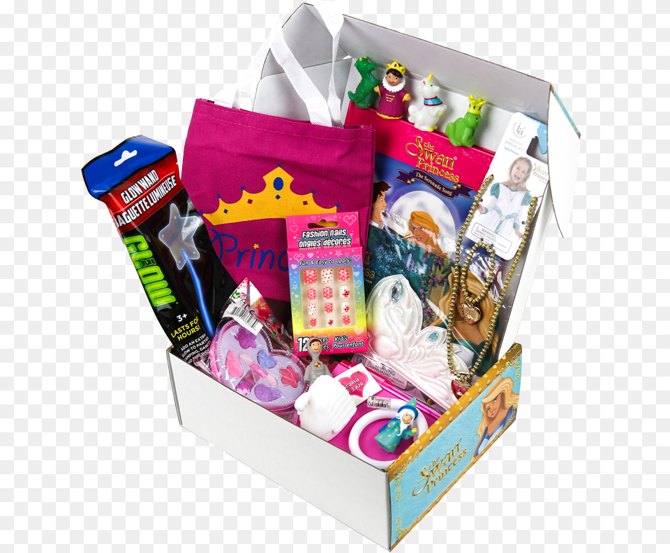 Princess Wand Gift Basket, Girl, Child, Person, Female Free Png