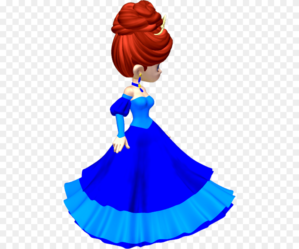 Princess With Blue Dress Clipart, Adult, Wedding, Person, Female Free Png