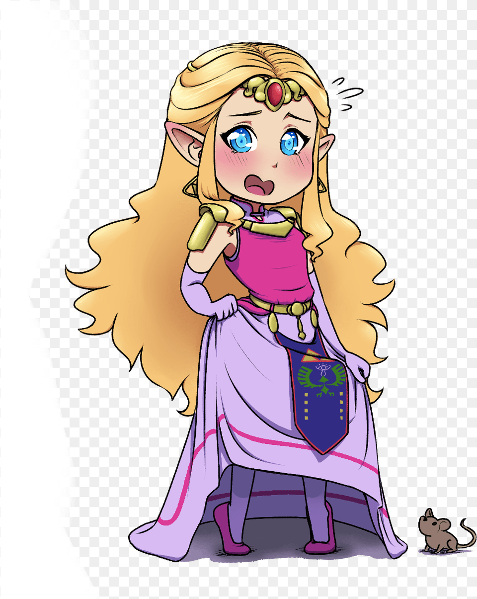 Princess Zelda Ocarina Of Time Fan Art, Book, Comics, Publication, Person Free Png