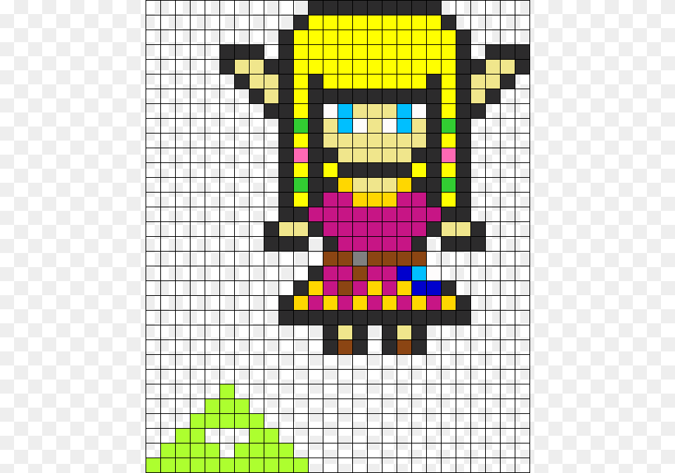 Princess Zelda Skyward Sword Perler Bead Pattern Princess Zelda Perler Beads Pattern, Art, Graphics Free Transparent Png