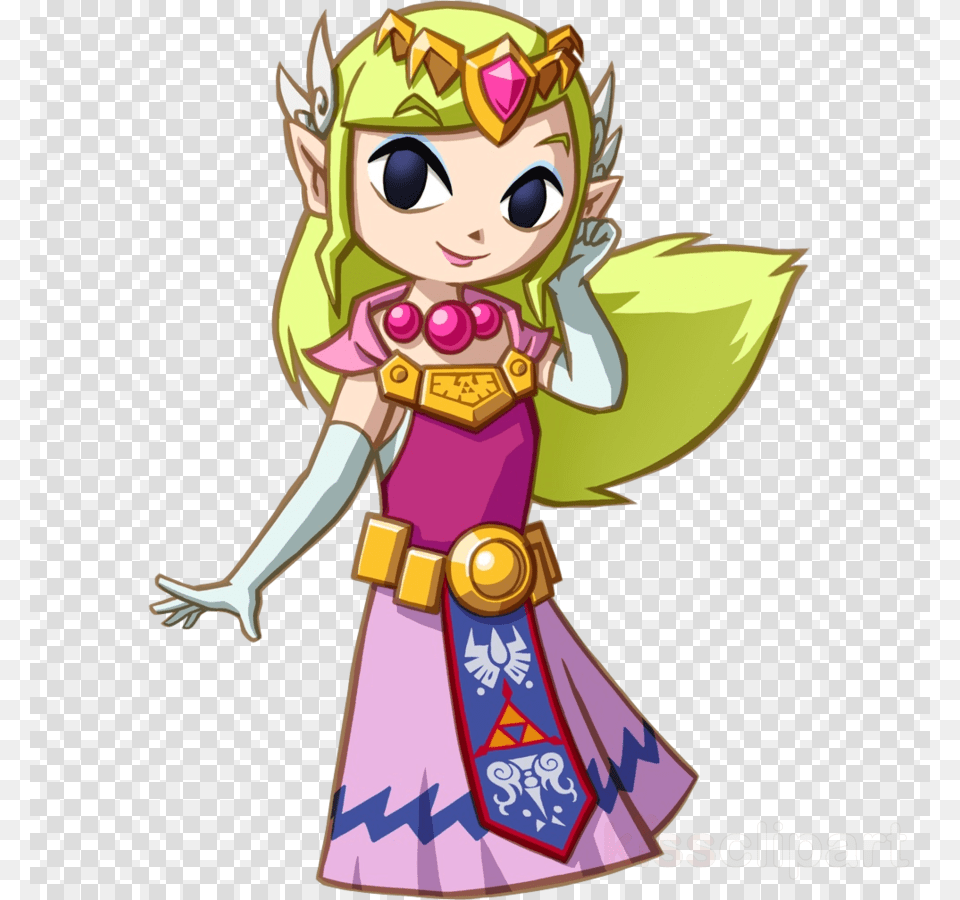 Princess Zelda Spirit Tracks Clipart The Legend Of Zelda Art Spirit Tracks, Publication, Book, Comics, Person Free Png