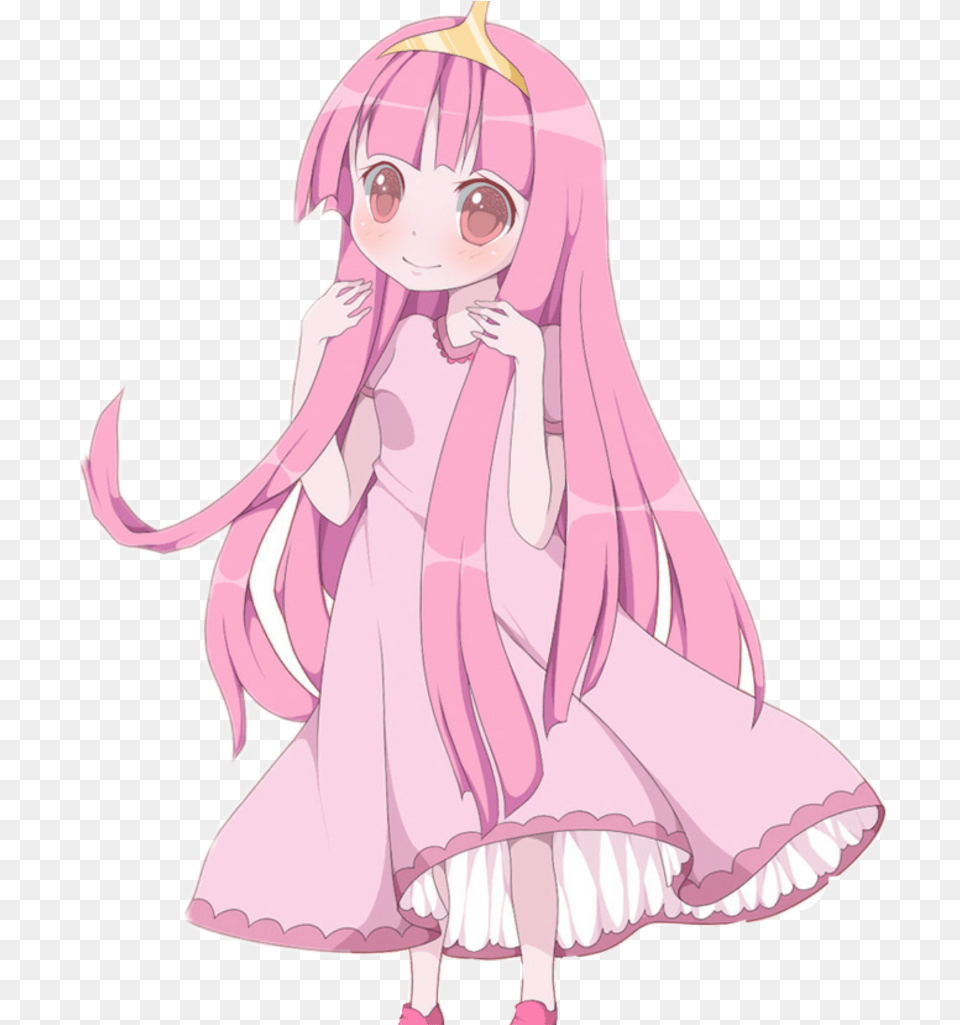 Princessbubblegum Adventuretime Cute Anime Cn Pink Princess Bubblegum Anime, Book, Comics, Publication, Person Free Png