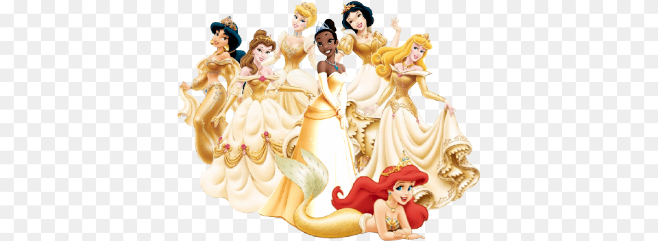 Princesses In Gold 2 Princess Jasmine Adult Costume Aladdin And His Lamp, Figurine, Wedding, Person, Female Free Png Download