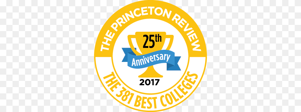 Princeton Review 381 Best Colleges 25th Princeton Review Colleges That Create Futures, Logo, Badge, Symbol Free Png Download