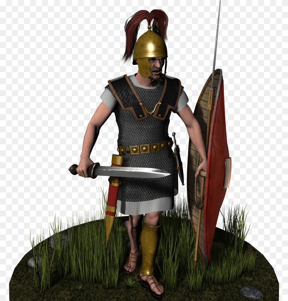 Principes Roman Army, Armor, Sword, Weapon, Adult Free Png Download