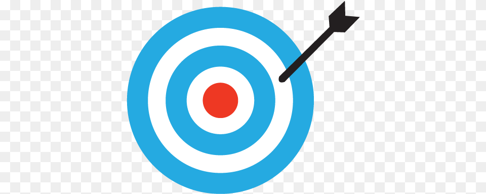 Principles Of Sampling Arrow Target Miss Icon, Weapon Free Png Download