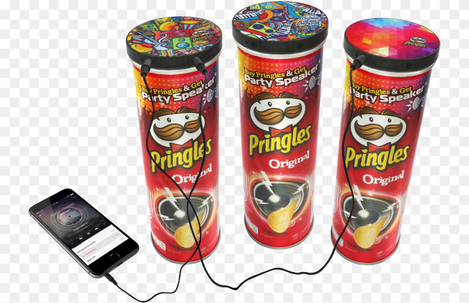 Pringles Can Speakers Pringles Music Speakers, Tin, Electronics, Mobile Phone, Phone Png Image