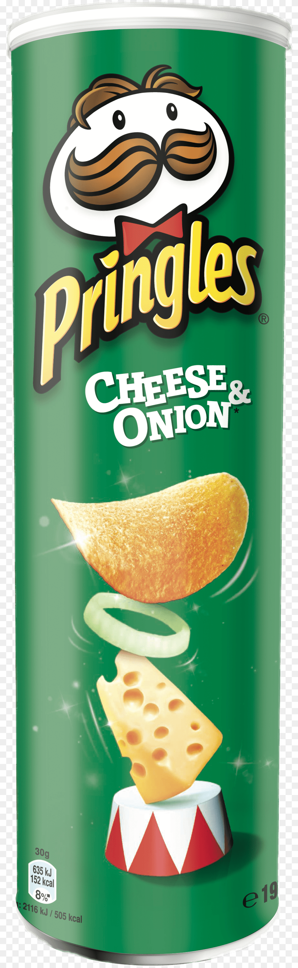 Pringles Cheeseamponions Pringles Cheese And Onion, Can, Tin, Bread, Food Free Png Download