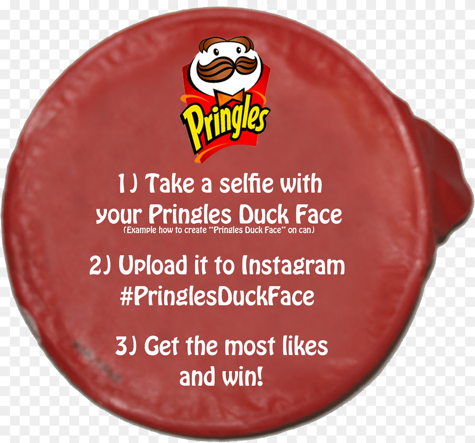 Pringles Duck Face Selfie Instagram Campaign Cartoon, Wax Seal, Food, Ketchup Free Transparent Png