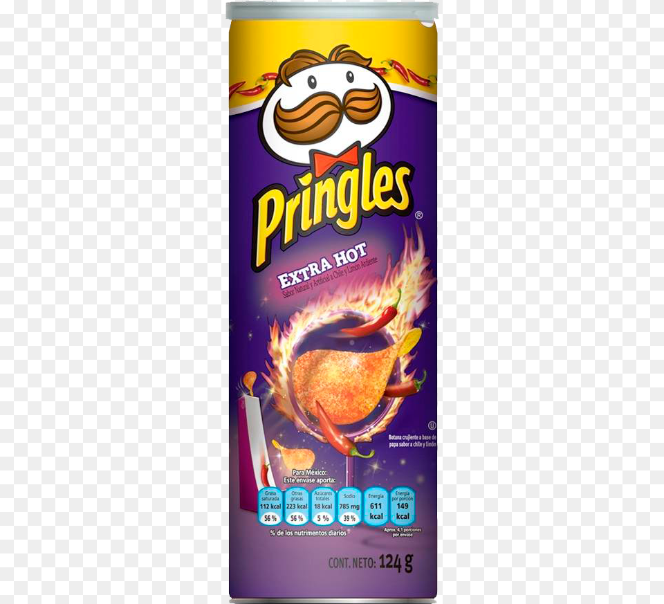 Pringles Extra Hot, Advertisement, Poster, Food, Ketchup Png Image