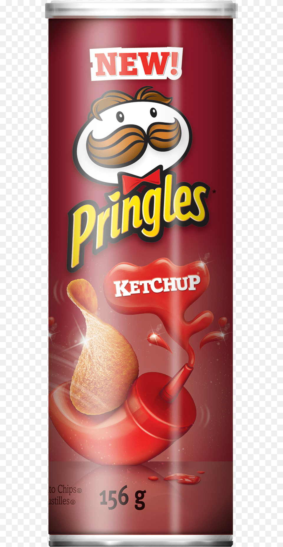 Pringles Ketchup Ketchup Pringles, Advertisement, Tin, Can Png Image