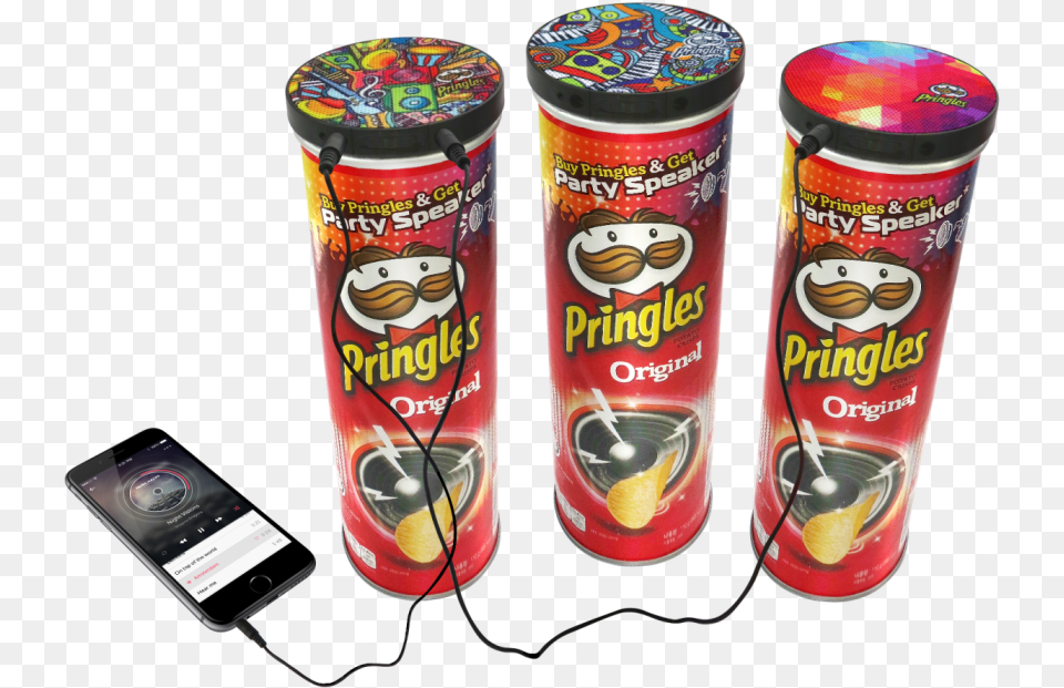 Pringles Launches Its First Music Campaign In Philippines Pringles Cheese And Onion, Tin, Electronics, Mobile Phone, Phone Png Image