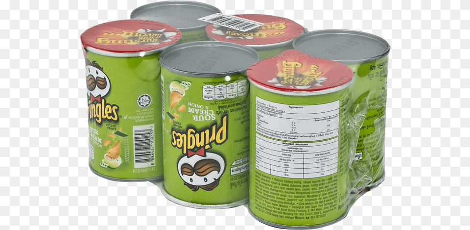 Pringles Potato Chips Sc 42 G Pringles Small Paprika 12 X, Tin, Aluminium, Can, Canned Goods Free Png