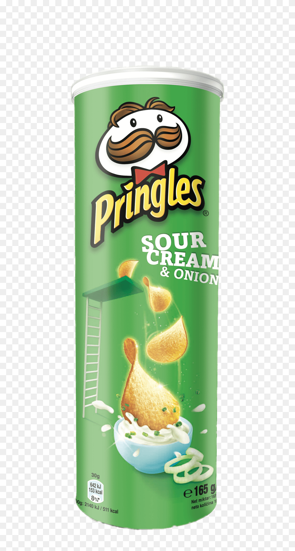 Pringles Sour Creamonions, Tin, Can Free Png Download