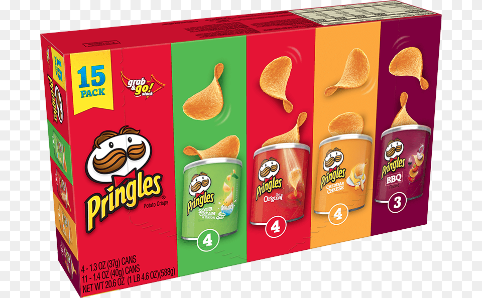 Pringles Variety Pack, Food, Snack, Cup, Disposable Cup Free Transparent Png