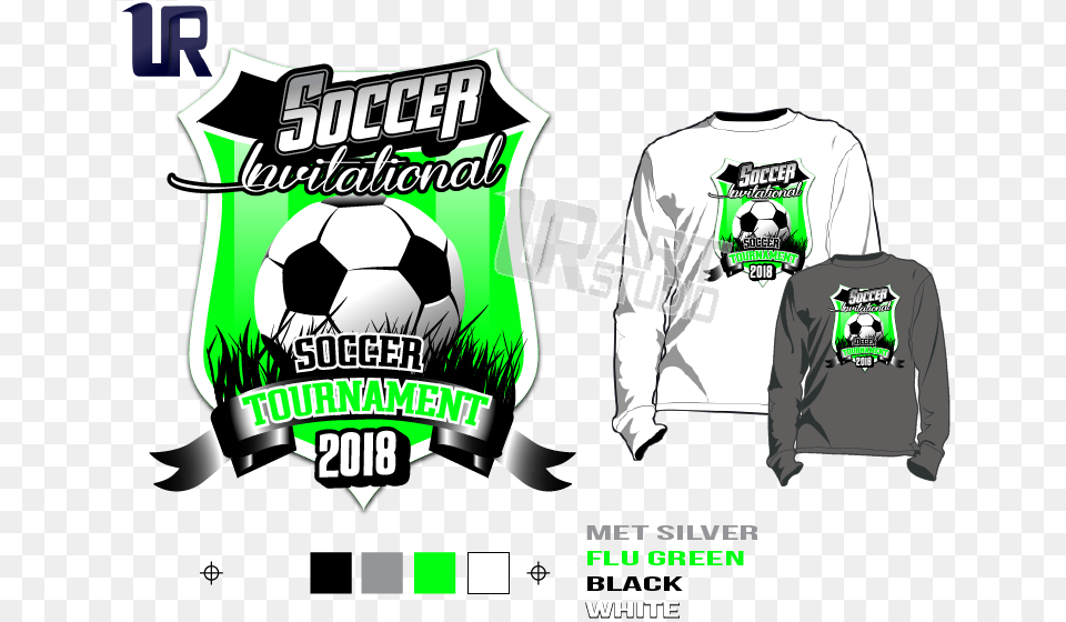 Print 2018 Soccer Invitational Tournament Tshirt Vector Splash T Shirt Vector, Clothing, T-shirt, Ball, Football Free Png