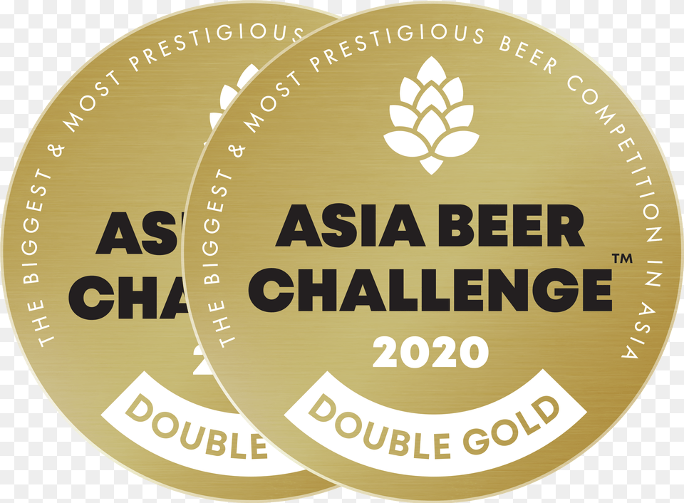 Print Abc 2020 Double Gold Medal Label, Disk, Logo Free Transparent Png