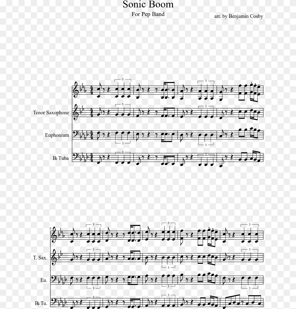 Print Happily Ever After Clarinet Sheet Music, Gray Png