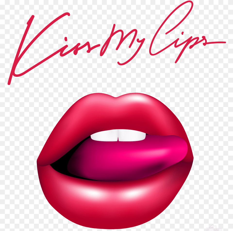 Print Lip With Finger, Cosmetics, Lipstick, Body Part, Mouth Free Png