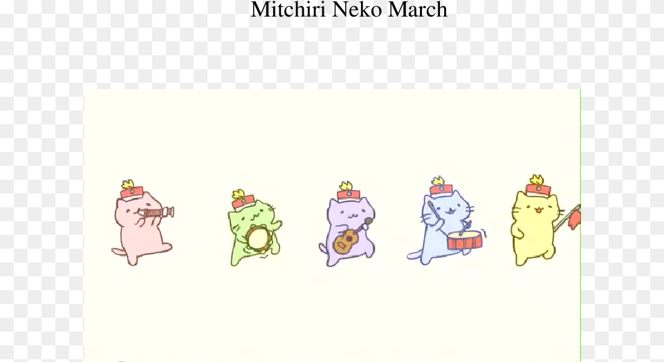 Print Mitchiri Neko Recorder Notes, Cartoon, Baby, Person Free Png Download