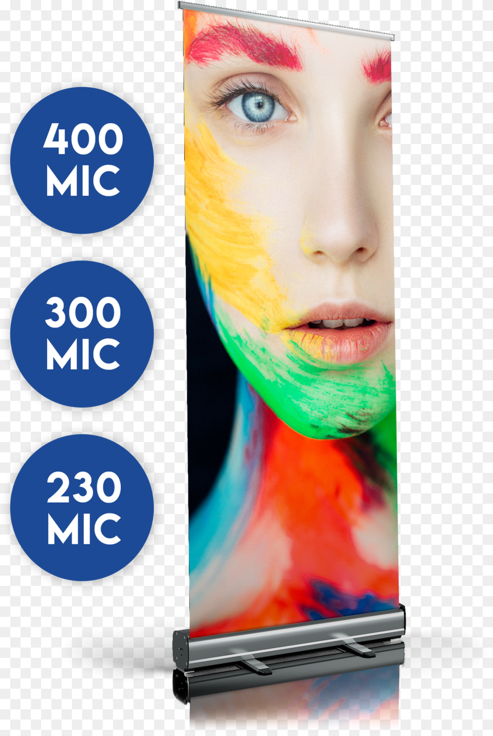 Print On Roll Up Banner Poster, Canvas, Face, Head, Person Free Png Download