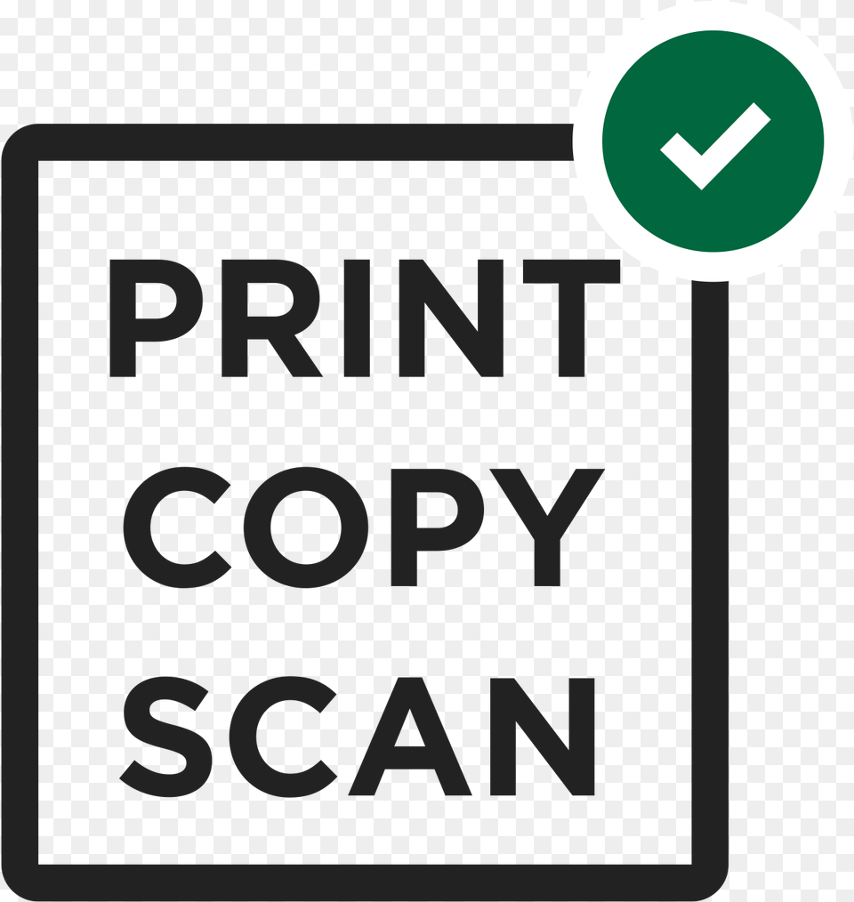 Print Scan Photocopy, Sign, Symbol, Road Sign Free Transparent Png