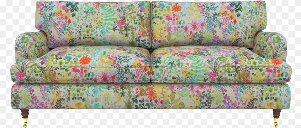 Print Sofa, Couch, Cushion, Furniture, Home Decor Png Image