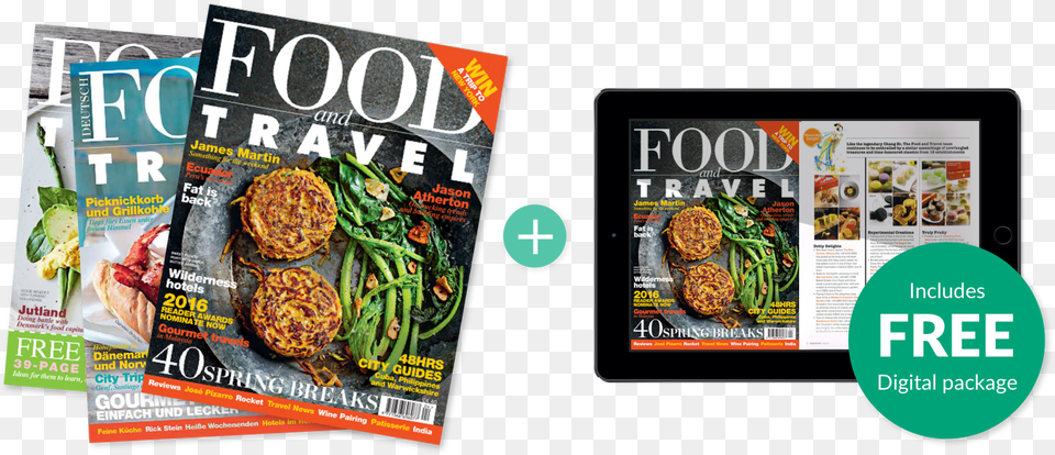 Print Subscription Food Magazine, Advertisement, Poster, Lunch, Meal Free Png Download