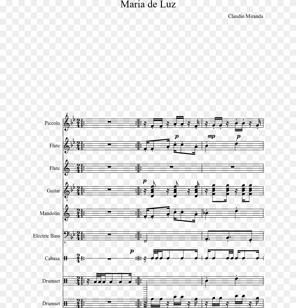 Print Unstoppable Music Sheet Flute, Gray Png