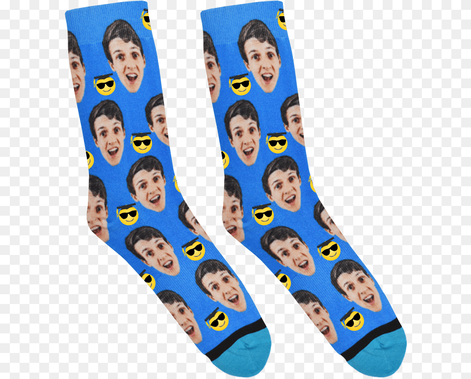 Print Your Face On Socks, Clothing, Hosiery, Sock, Baby Free Png Download