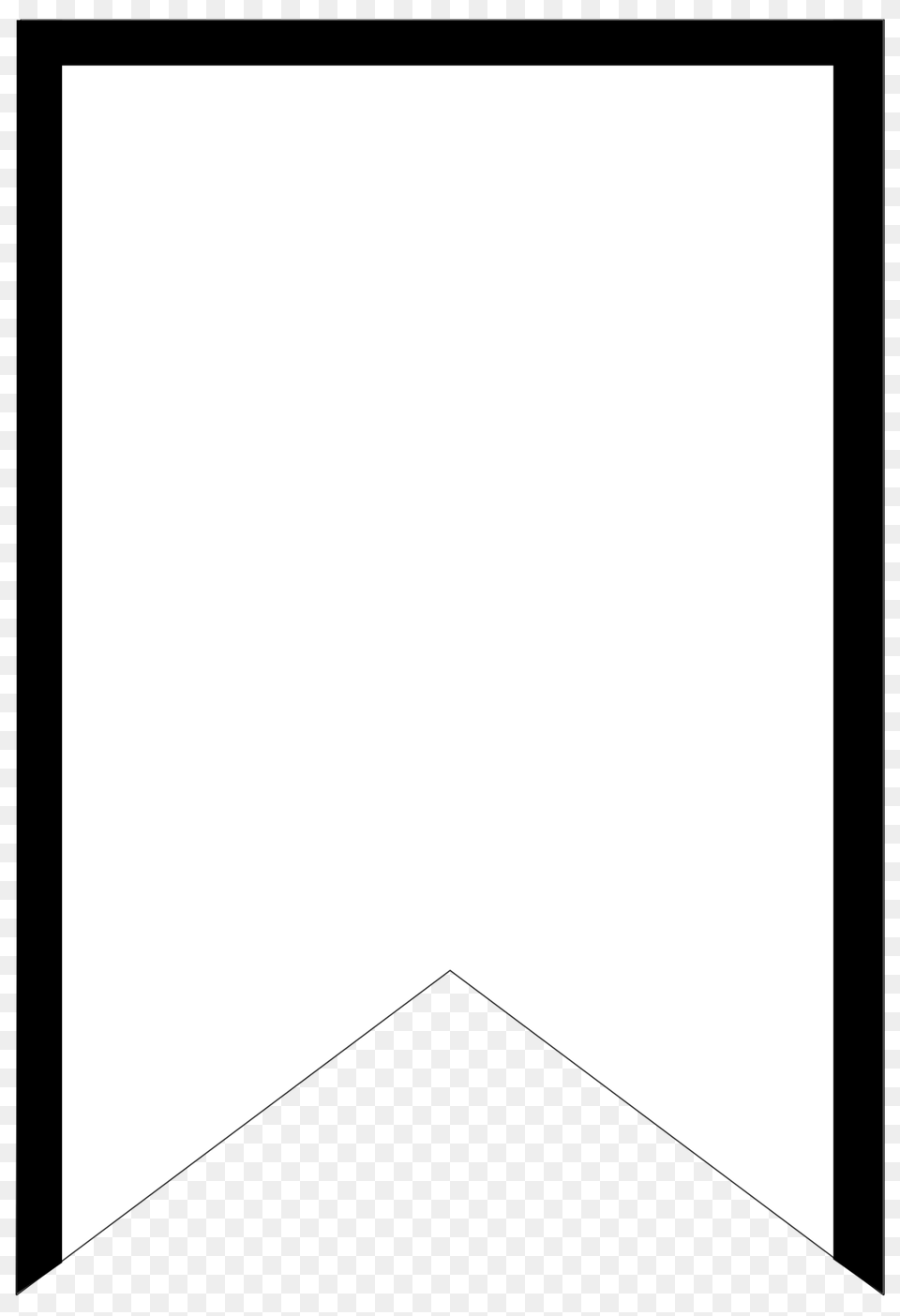 Printable Banner Templates Blank Banners, Silhouette, Triangle, Electronics, Screen Free Png Download