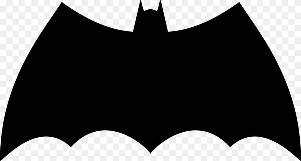 Printable Batman Logo, Gray Free Transparent Png