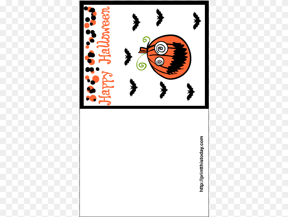 Printable Birthday Halloween Cards, Animal, Bird Free Png