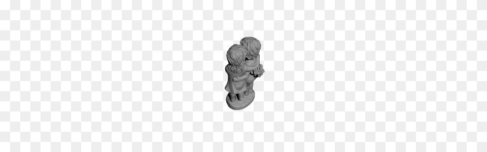Printable Boy And Girl Statue Scan, Figurine, Baby, Person, Art Free Png