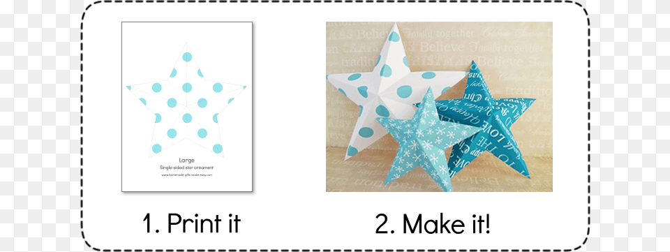 Printable Christmas Decorations To Make Fun For 3d Stars Christmas Decoration, Paper, Symbol, Star Symbol, Art Png