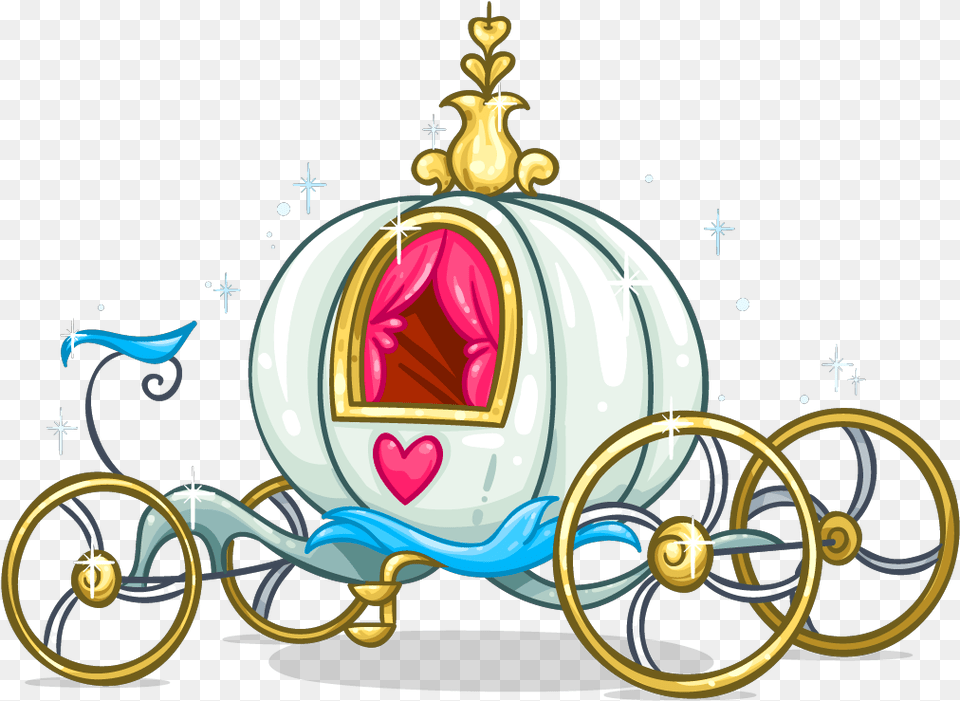Printable Cinderella Pumpkin Carriage, Transportation, Vehicle, Wagon Free Transparent Png