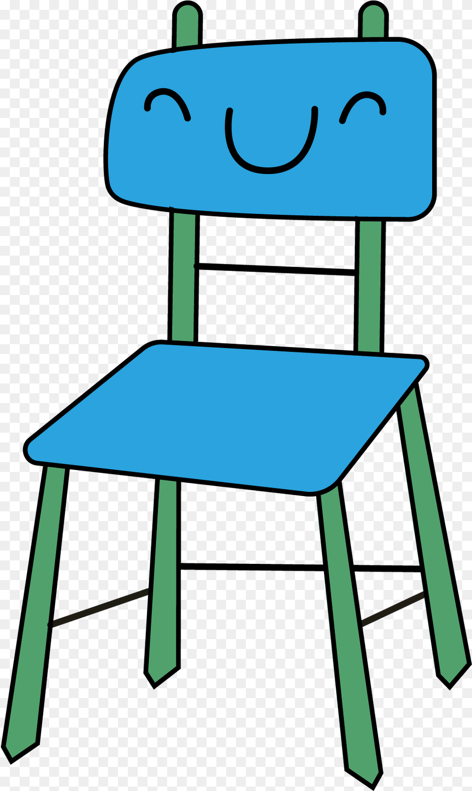 Printable Classroom Objects Flashcards, Furniture, Chair Png Image