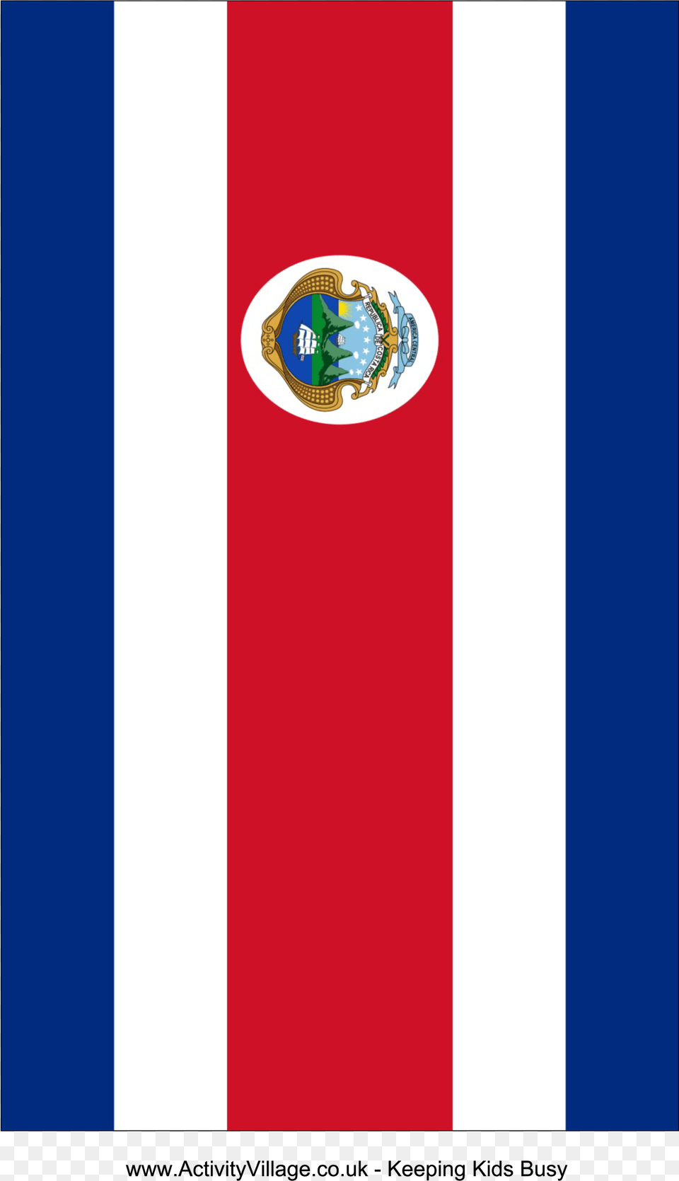 Printable Costa Rica Flag Free Transparent Png