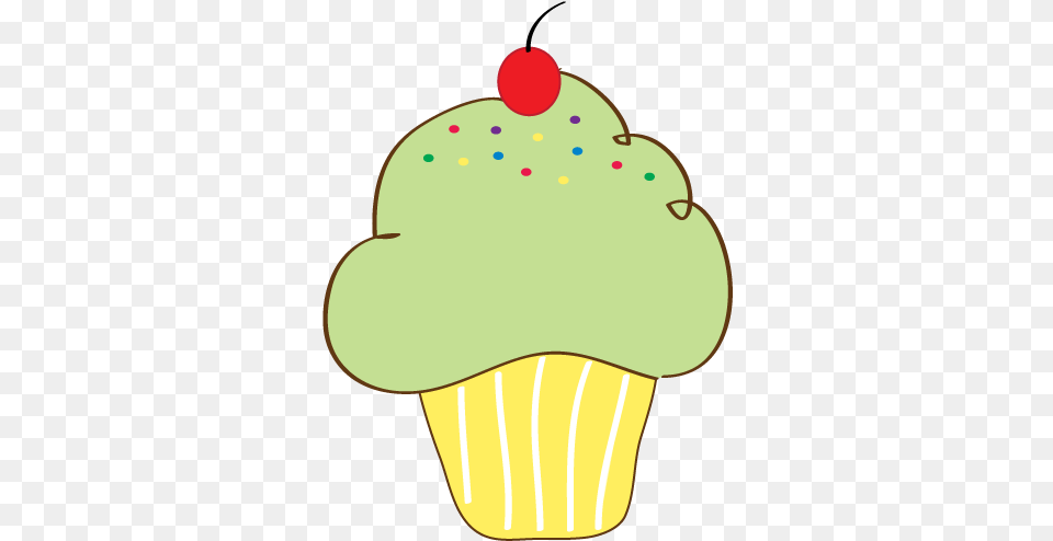 Printable Cupcake Clipart Cupcake Template Clipart, Cake, Cream, Dessert, Food Png Image