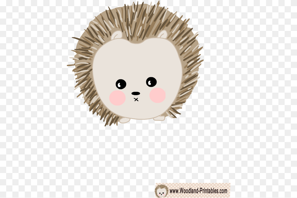 Printable Cute Hedgehog Wall Sticker Sticker, Animal, Mammal, Face, Head Free Transparent Png