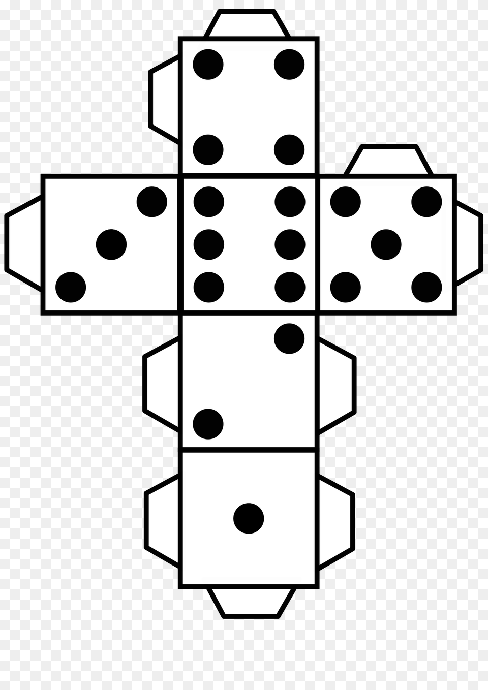 Printable Dice Group With Items, Game, Domino, Cross, Symbol Png