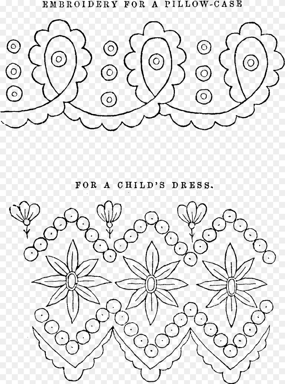 Printable Embroidery Designs Printable Embroidery Border Patterns, Blackboard, Pattern, Art, Floral Design Free Png