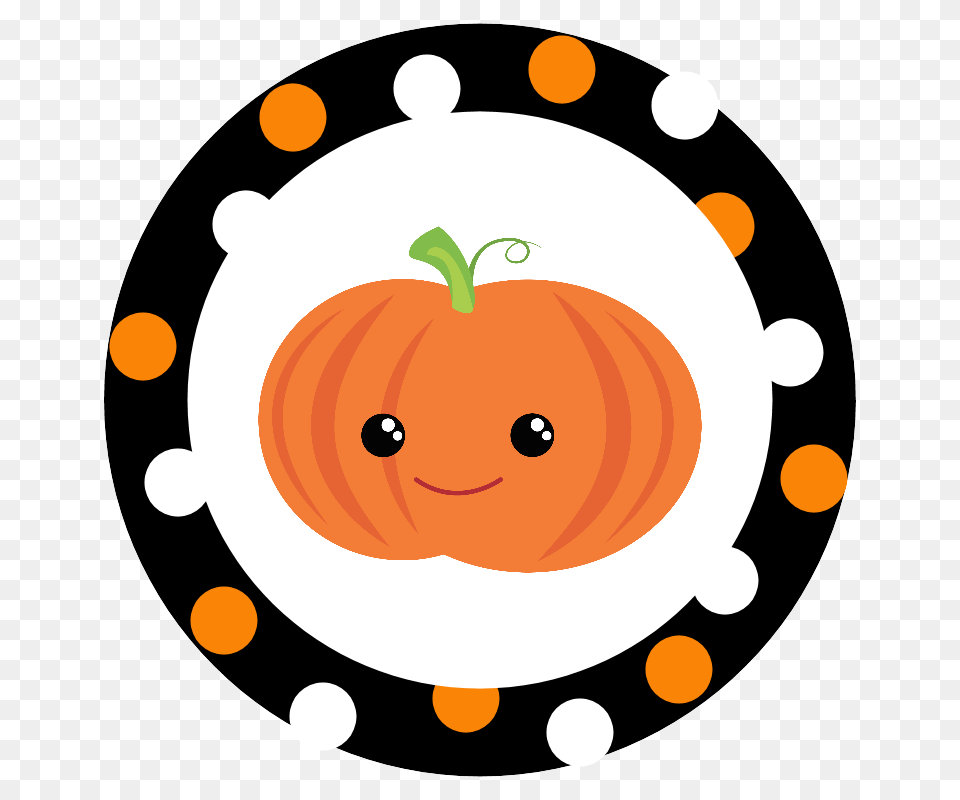 Printable Halloween Stickers Clip Art, Food, Plant, Produce, Pumpkin Free Png Download