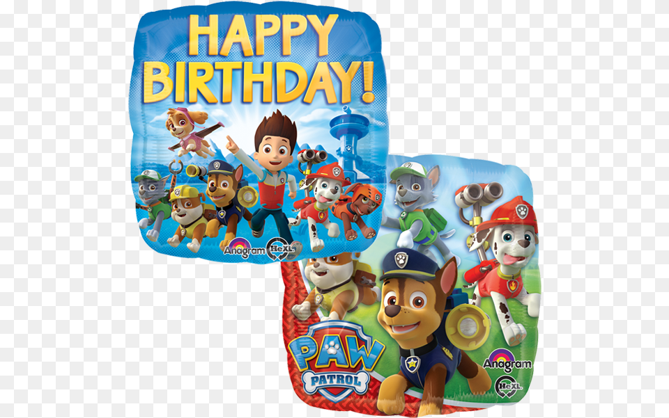 Printable Happy Birthday Paw Patrol, Baby, Person, Toy, Face Free Png