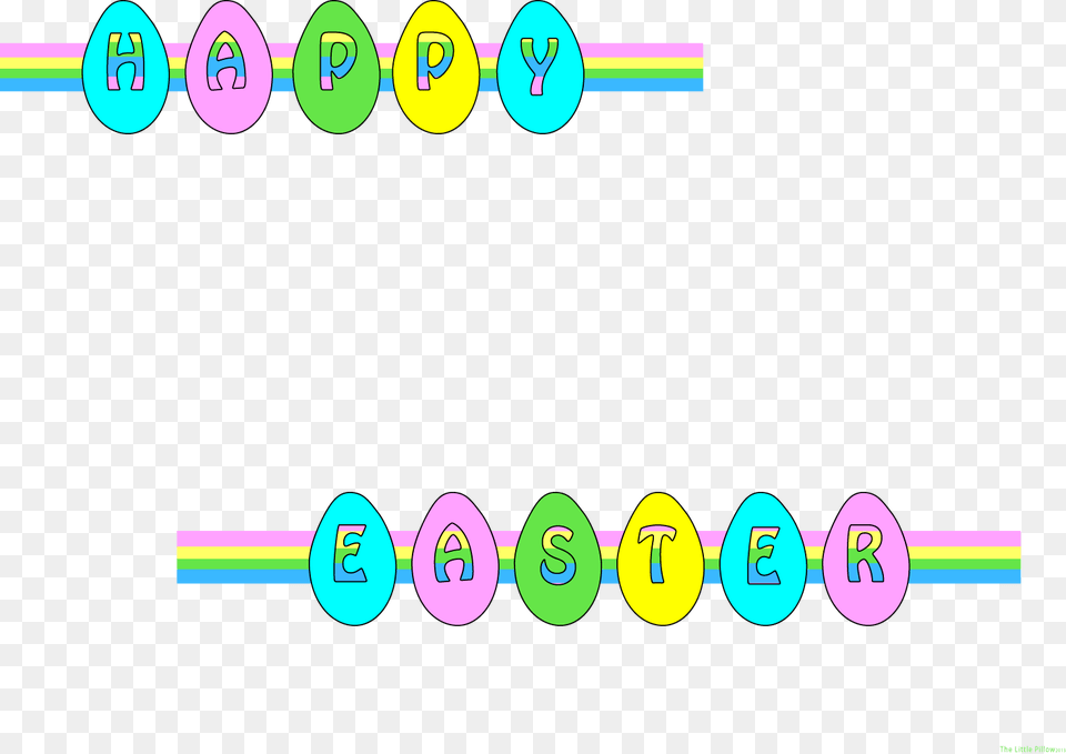 Printable Happy Easter Frames, Number, Symbol, Text Free Png Download