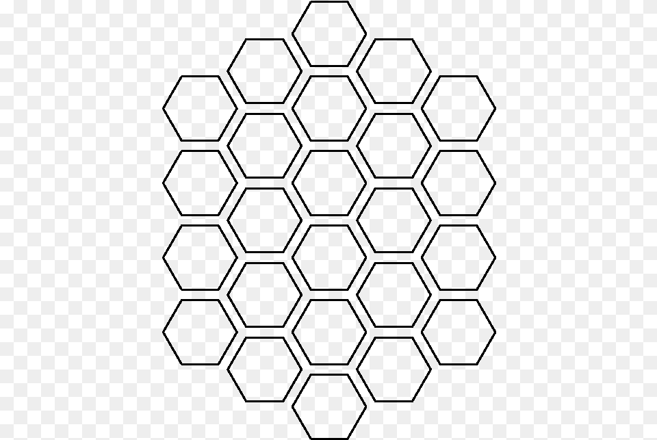 Printable Honeycomb Pattern, Gray Free Transparent Png