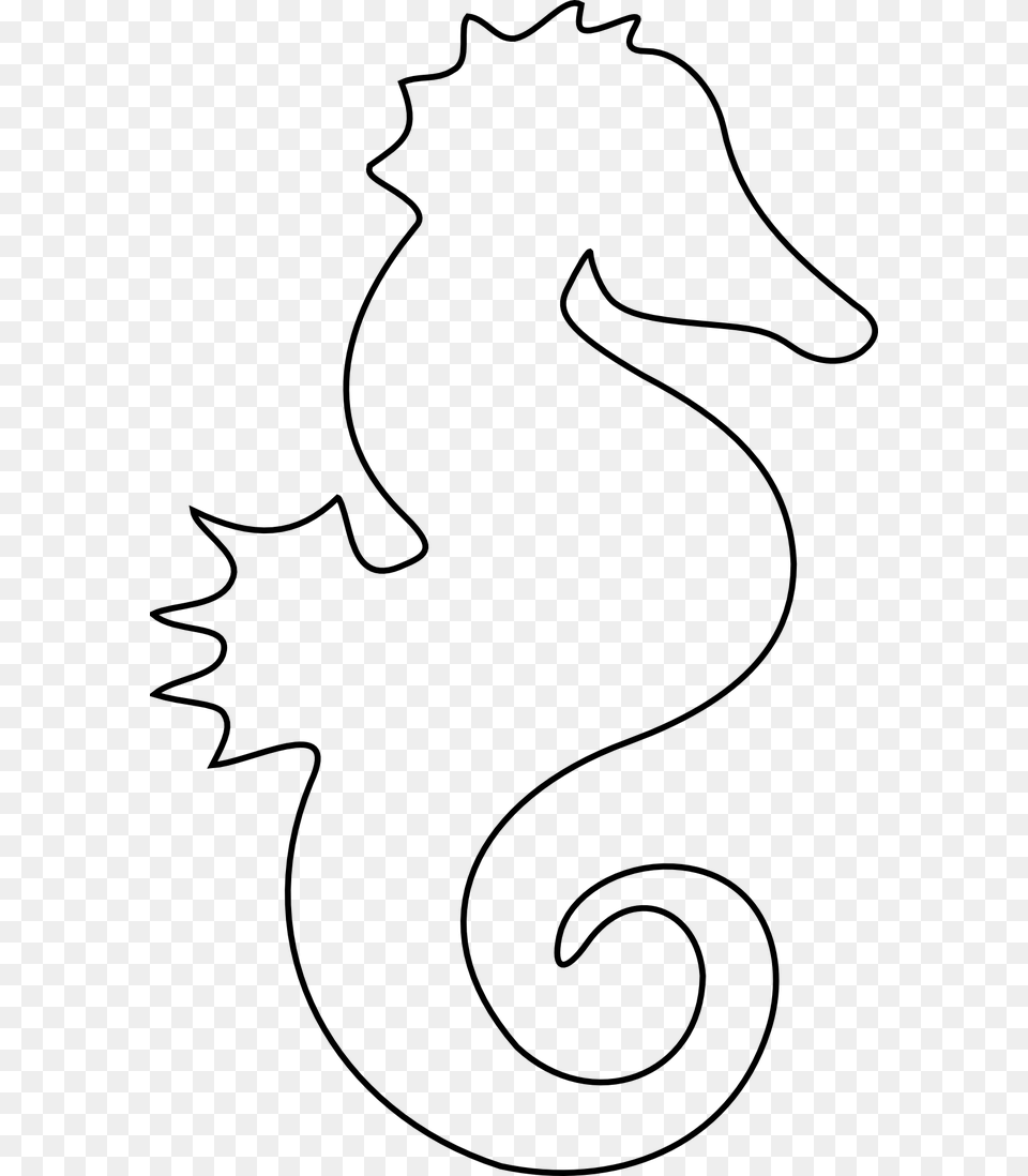 Printable Images Of Siewalls Co Free Seahorse Sea Horse Template, Animal, Sea Life, Mammal, Smoke Pipe Png Image